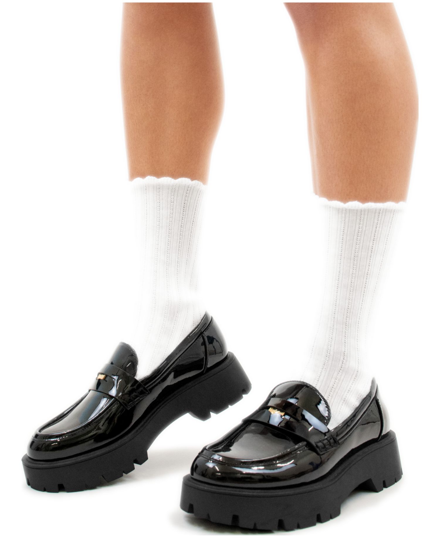 Women's 3-Pk. Scalloped Pointelle Crew Socks