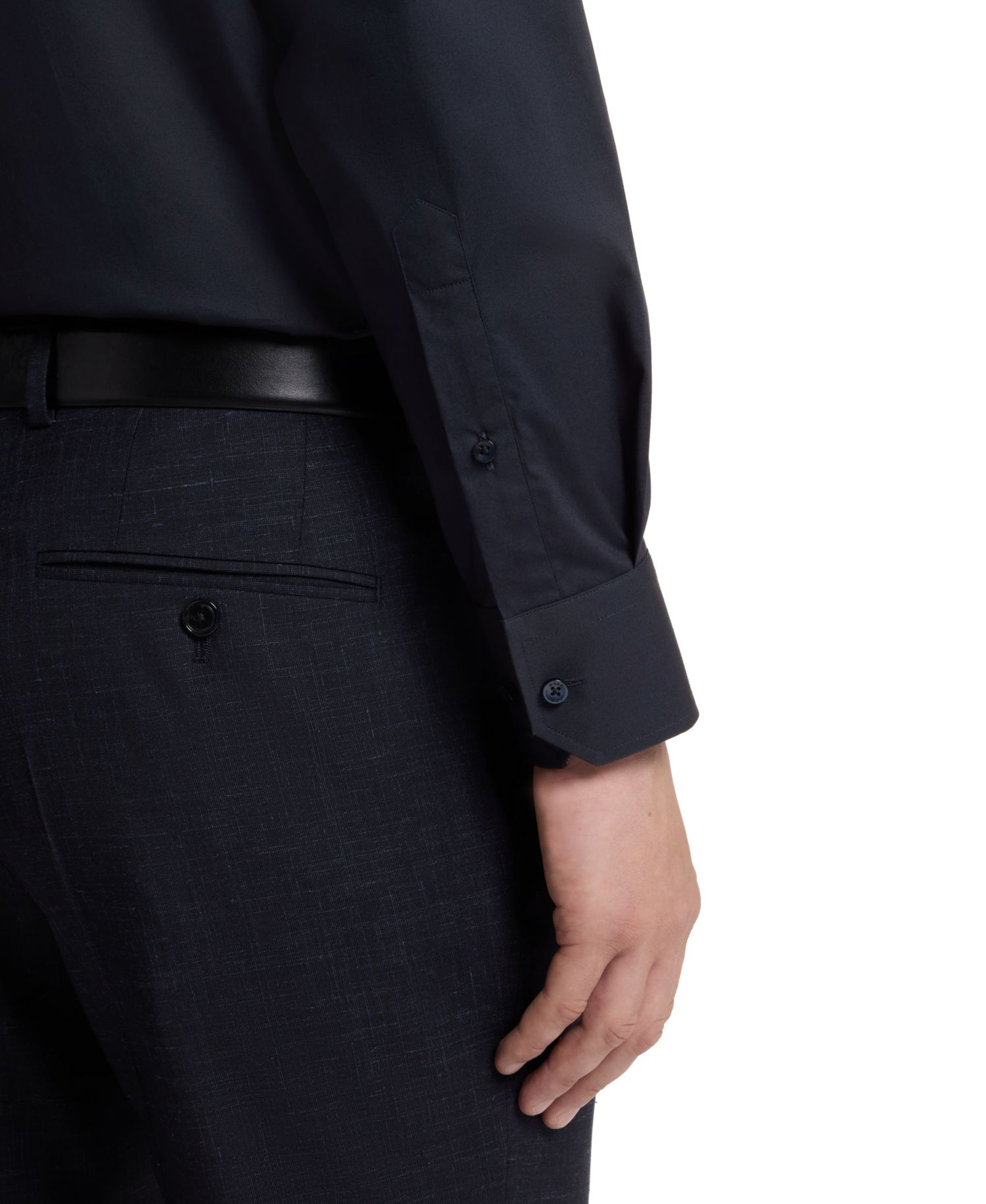 Men's Stretch Cotton Regular-Fit Dress Shirt
