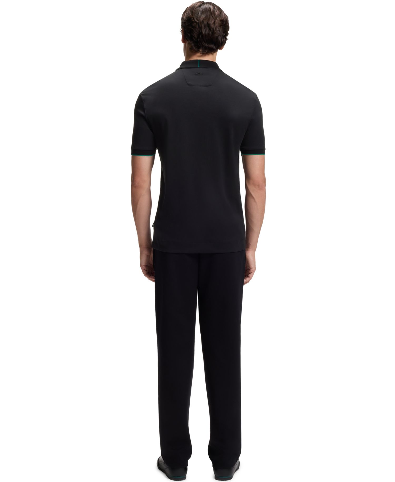 BOSS by x Aston Martin Men's Mercerized Cotton Regular-Fit Polo Shirt