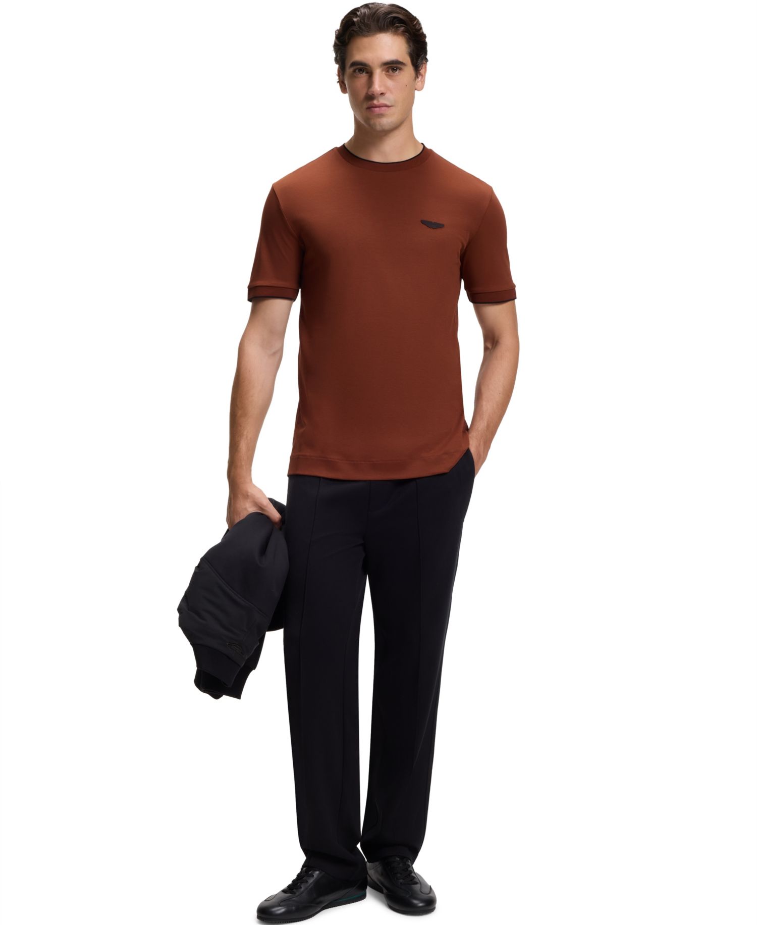 BOSS by x Aston Martin Men's Mercerized Cotton Regular-Fit T-Shirt