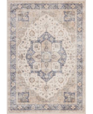 Homewell Machine Washable HAM4005 4'11"x6'11" Area Rug