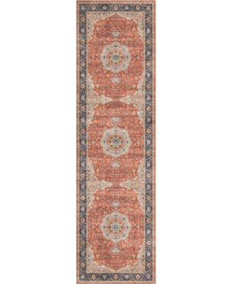 Homewell Machine Washable HAM4004 2'x6'11" Runner Area Rug