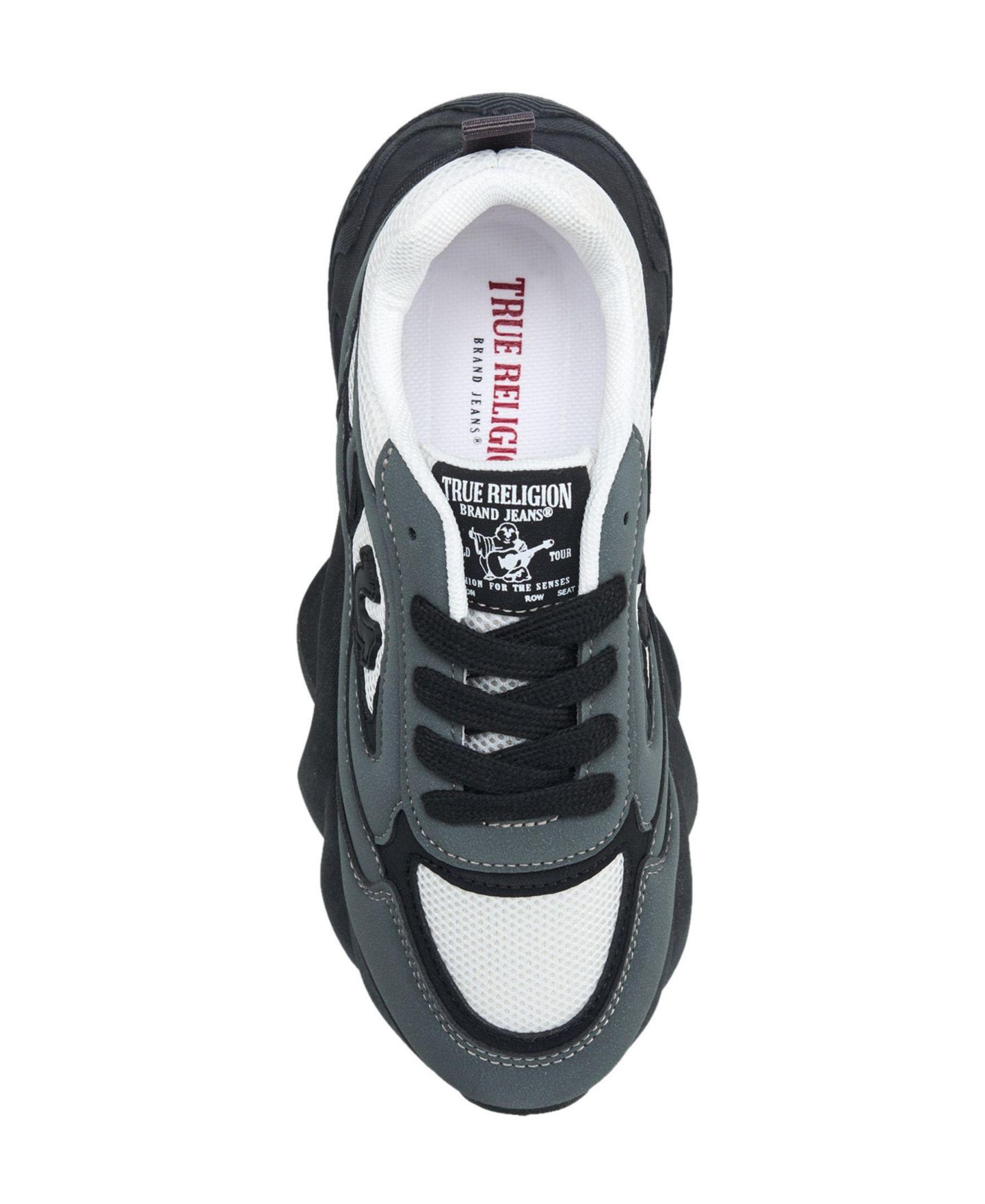 Кроссовки True Religion Cole Chunky Sneaker для мальчиков, цвет: Чёрный серый — фото 6