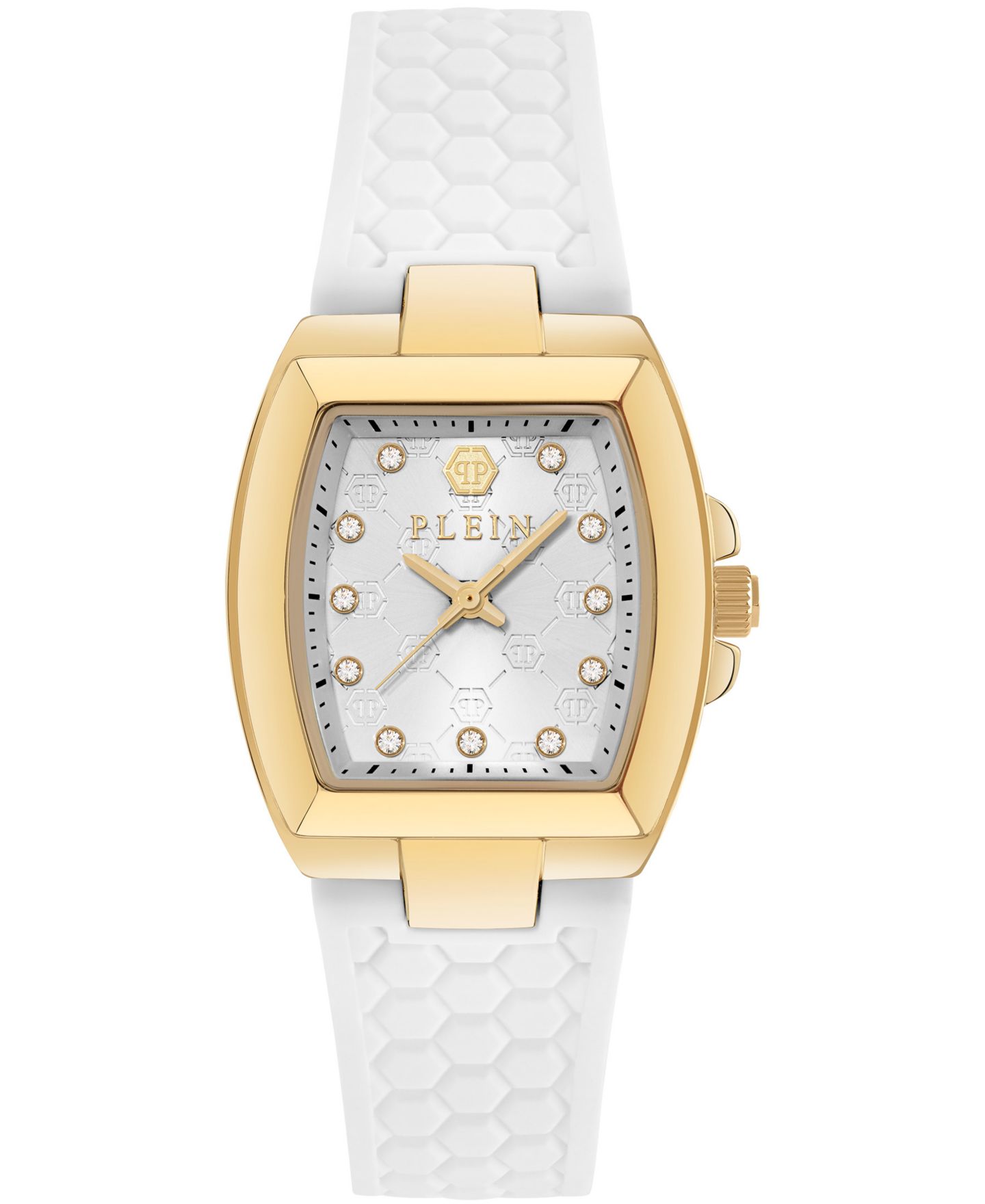 Женские часы Philipp Plein Supreme White Silicone Strap Watch 30mm — фото 1