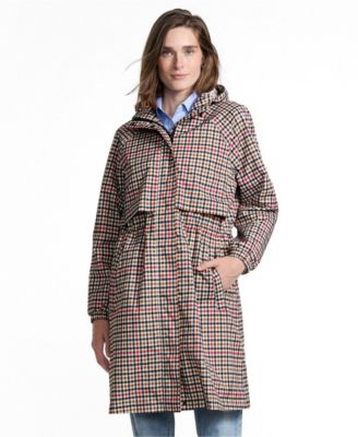 Women's Print Squall Packable Long Raincoat