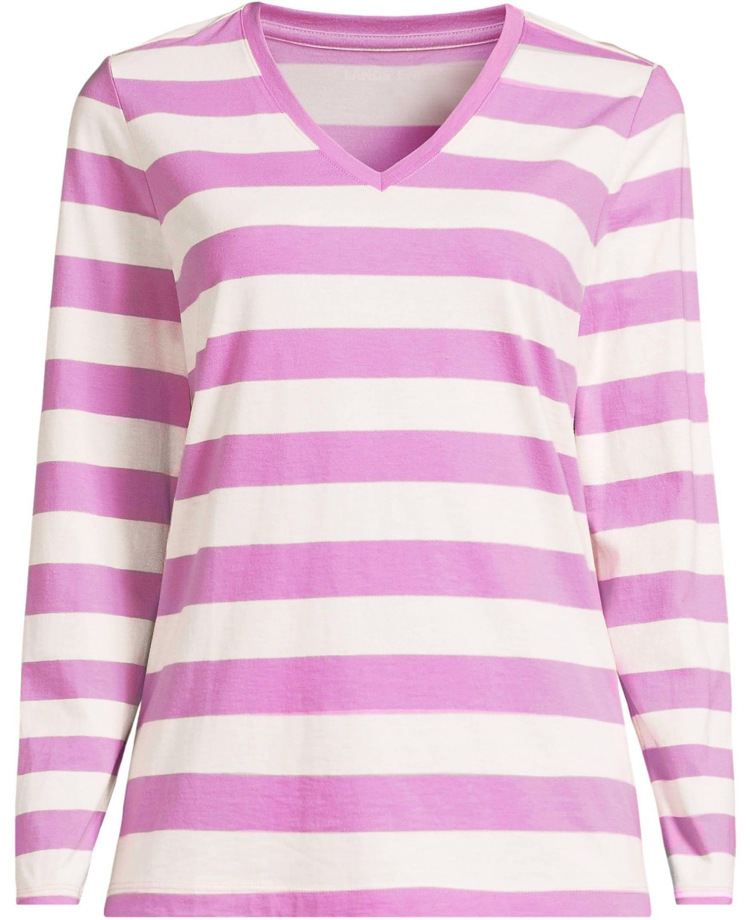 Women's Supima Cotton Long Sleeve V-Neck T-Shirt