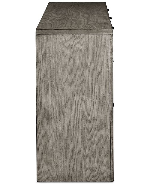 Furniture Tribeca Grey 7 Drawer Dresser, Created for Macy's Furniture