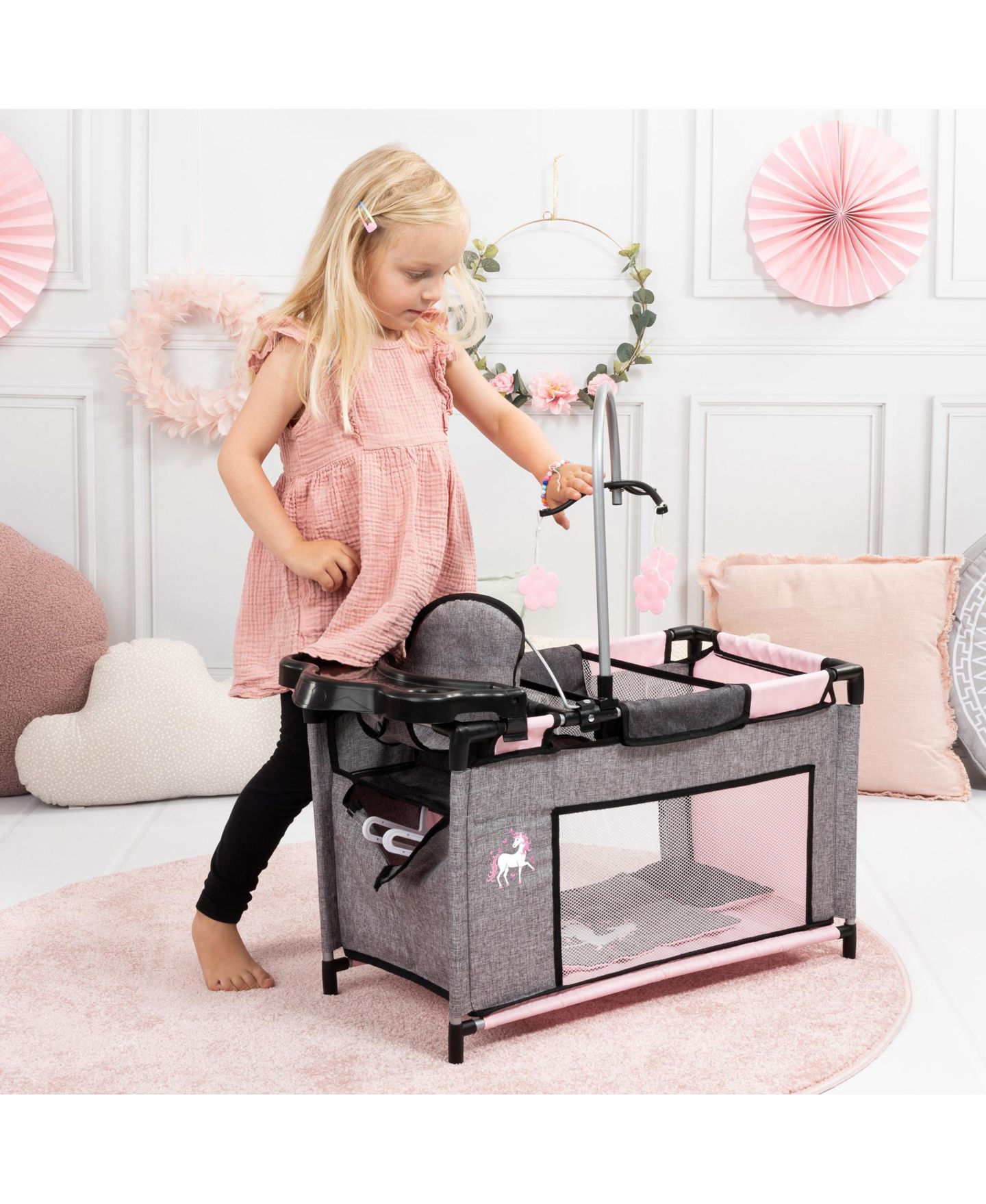 Кроватка для кукол 46 см Bayer Design Multi Bed Fairy со стульчиком для кормления, 3+, цвет: Open Miscellaneous — фото 6