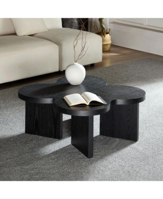 31.49" Butterfly Shaped MDF Coffee Table