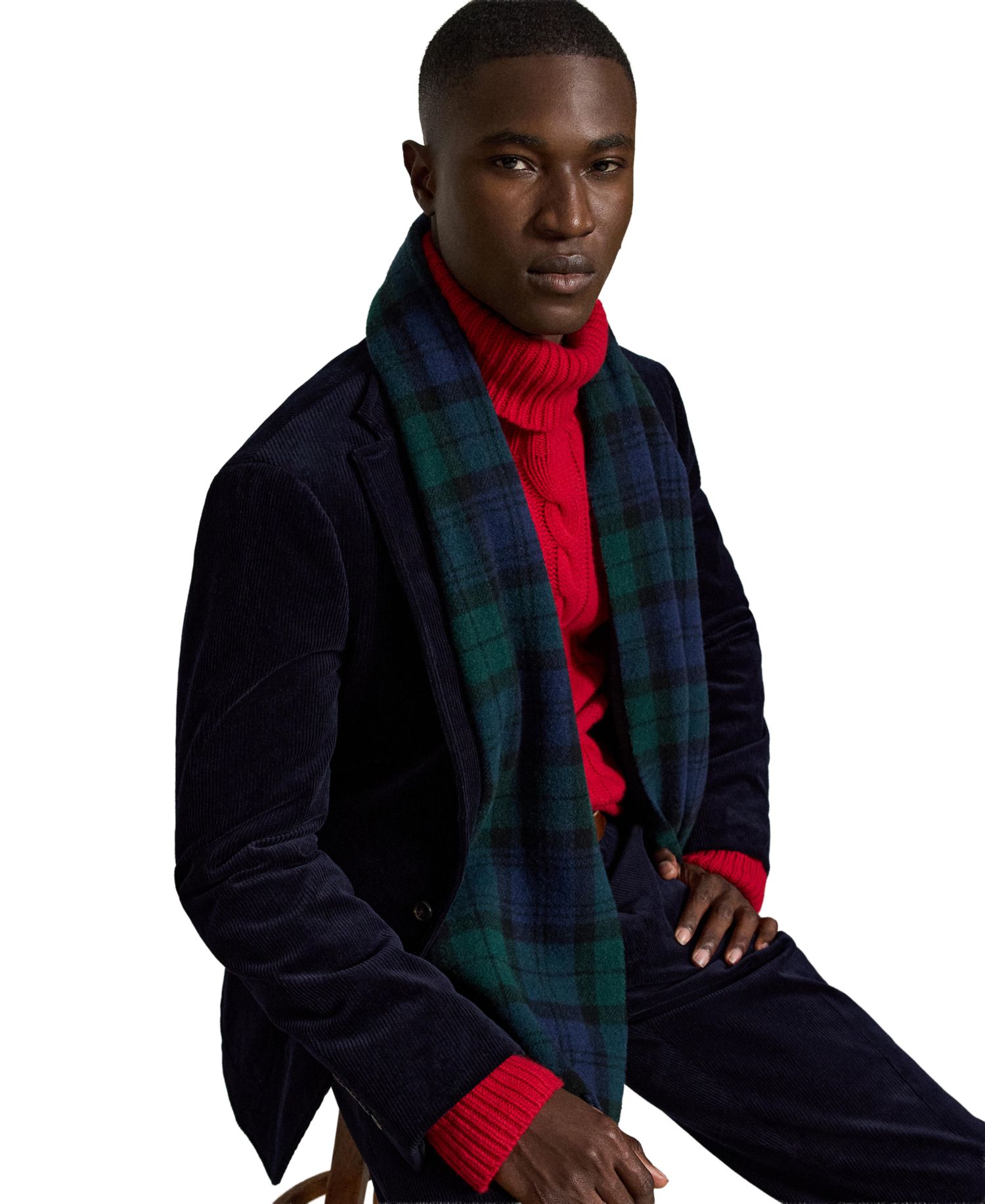 Men's Polo Modern Stretch Corduroy Suit Jacket
