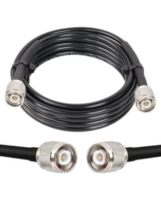 RG58 TNC Male Connectors Coaxial Cable 25 ft.
