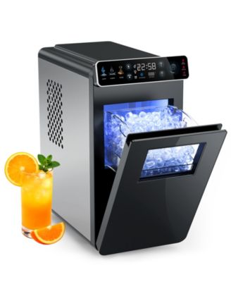 26 lb Countertop Ice Maker, Portable Self-Cleaning Machine
