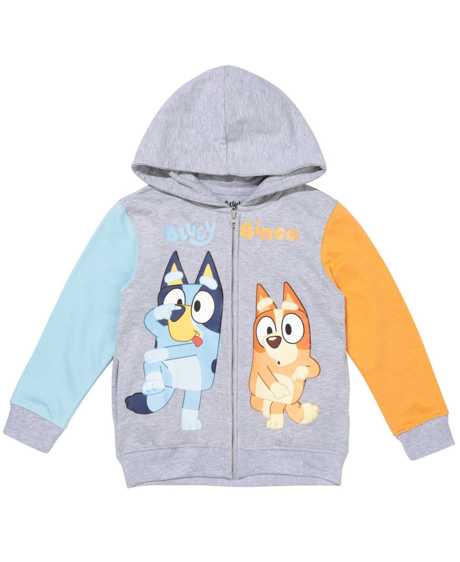 & Bingo Fleece Zip-Up Raglan Hoodie Toddler| Child Boys