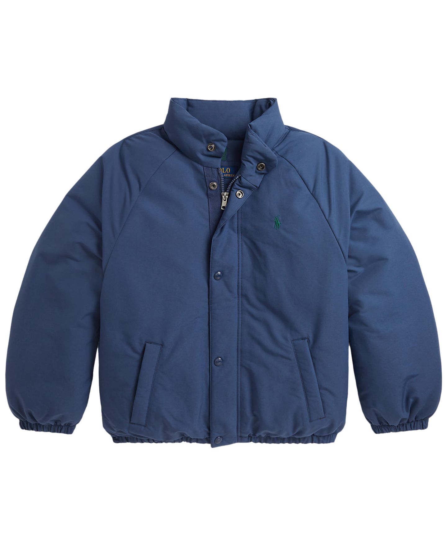 Куртка Polo Ralph Lauren Down Mock Neck для мальчиков, цвет: Тёмно-синий — фото 4