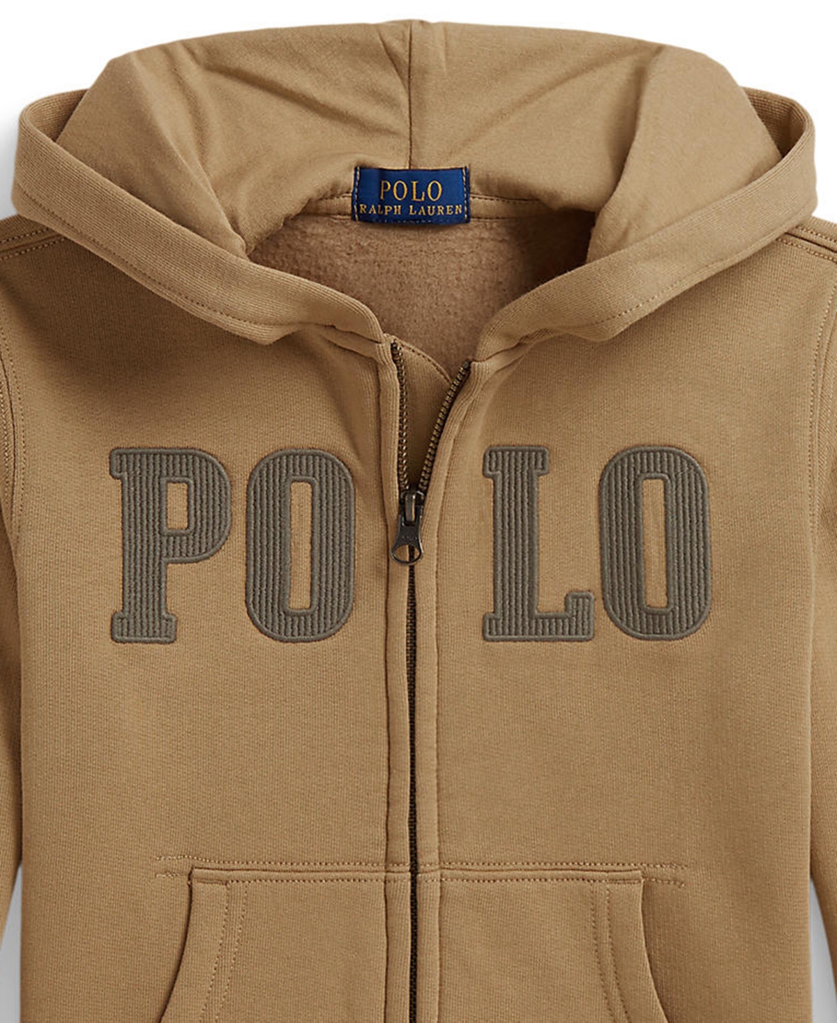 Polo Ralph Lauren Boys' 2T-7 Logo Fleece Full-Zip Hoodie
