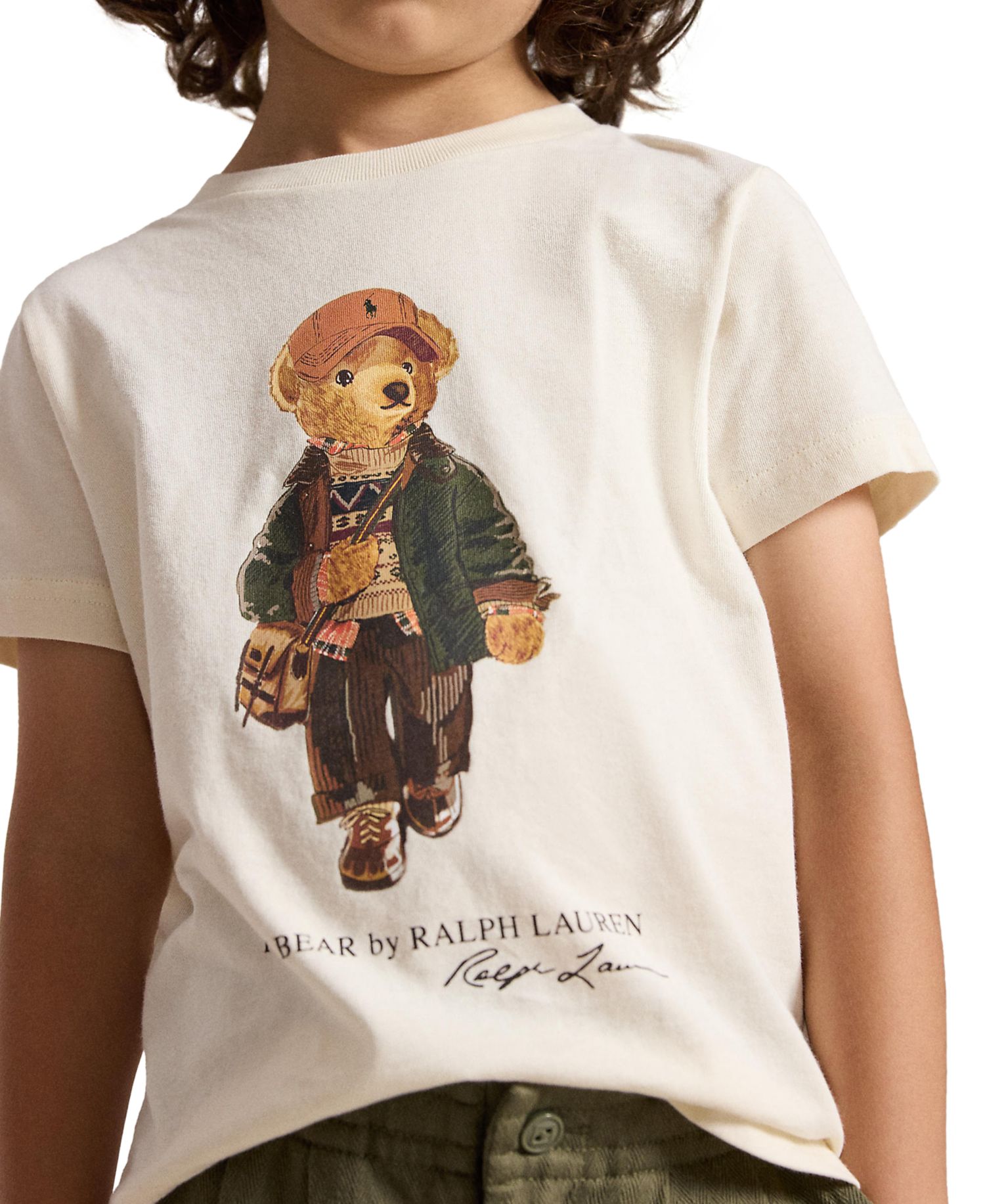 Boys' 2T-7 Polo Bear Cotton Jersey T-Shirt