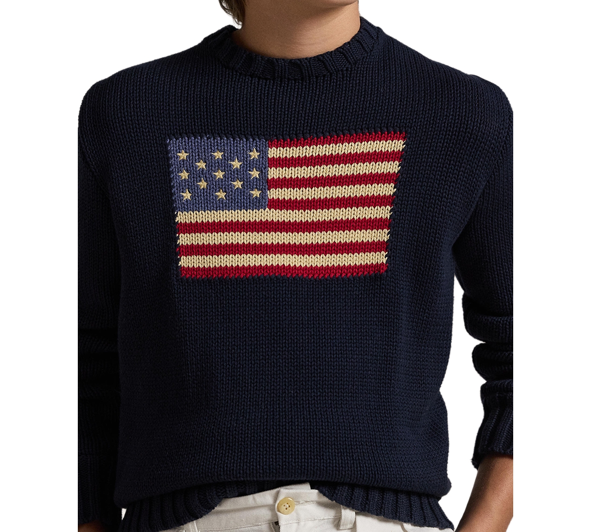 Polo Ralph Lauren Big Boys The Iconic Flag Sweater