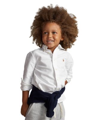 Boys' 2T-7 Cotton Oxford Shirt