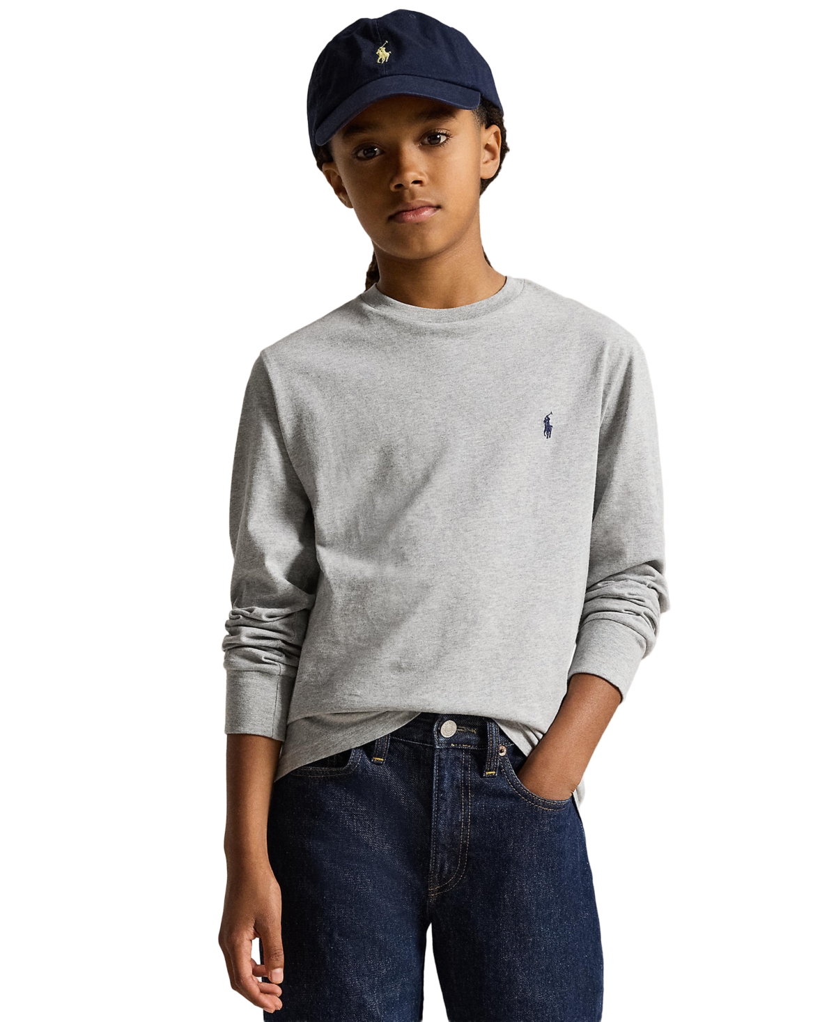Polo Ralph Lauren Big Boys Cotton Jersey Long-Sleeve T-shirt