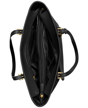 Michael kors jet set item large top zip outlet pocket tote