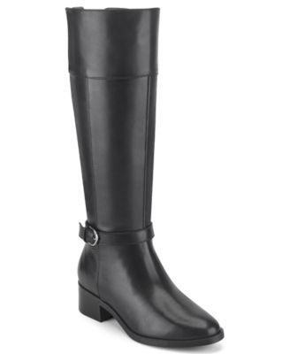 Women's Tabbyy Wide-Calf Leather Tall Boots