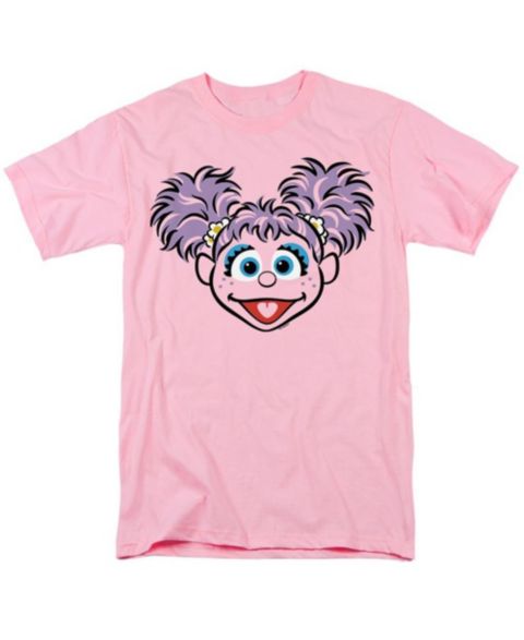 Мужская футболка Sesame Street Abby Cadabby Full Face, цвет: Розовый