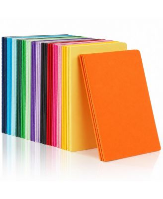 45pieces A5 Bulk Lined Notebooks 15 Vibrant Colors 60 Pages Lay Flat Journals