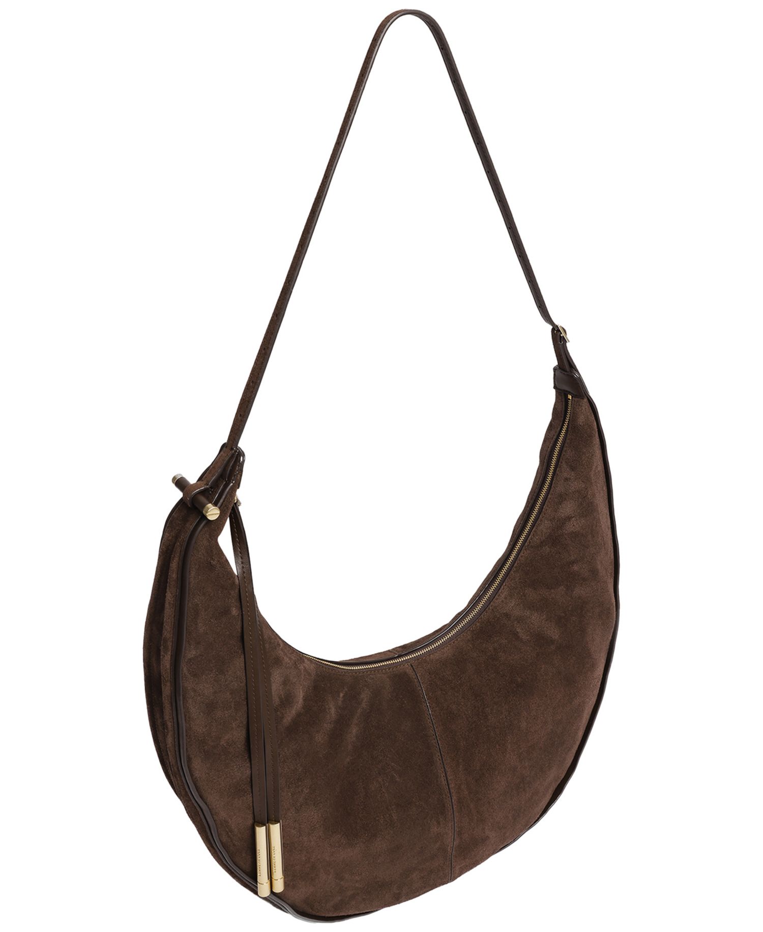 Highline Leather Banana Hobo Handbag