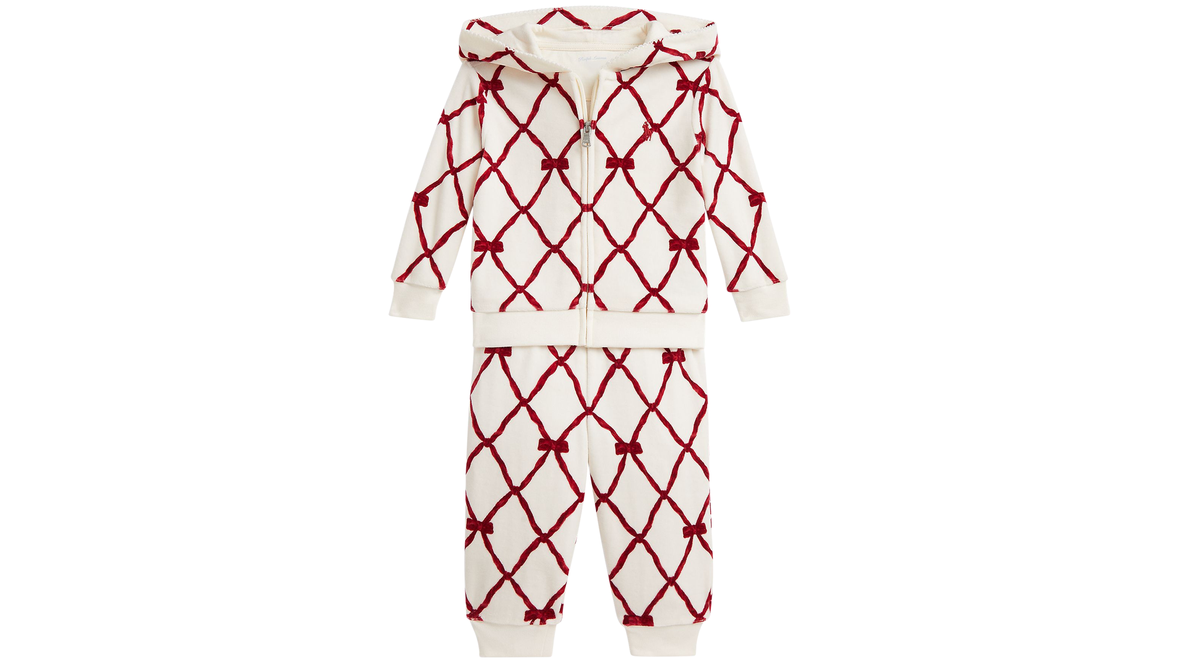 Ralph Lauren Baby Girls' Velour Hoodie and Jogger Pants, 2-Piece Set