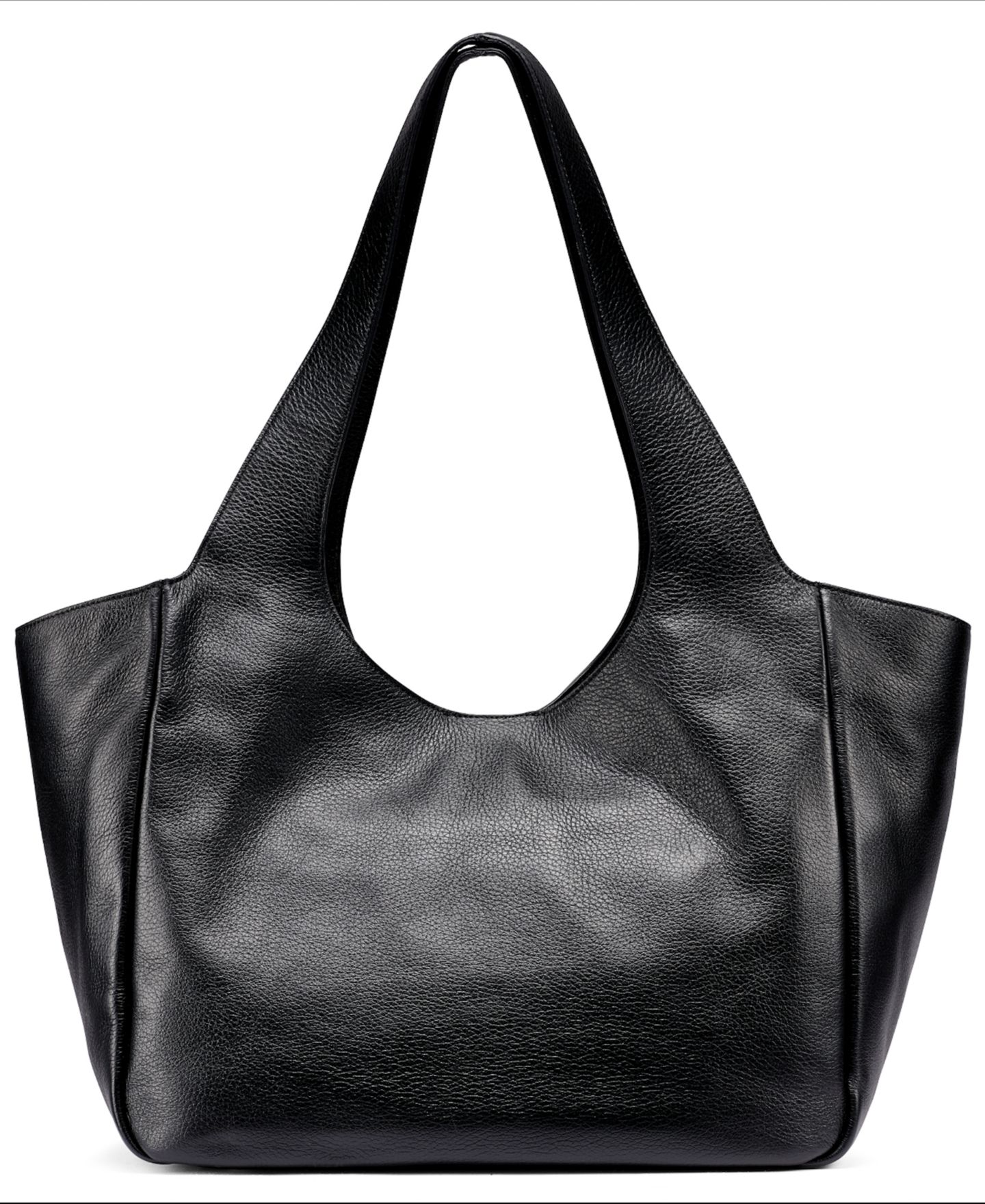 Женская сумка KARL LAGERFELD PARIS Ina Leather Extra-Large Tote Handbag, цвет: Чёрный / Золотой — фото 4