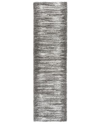 Ravine Shag RVE360F 2'2"x8' Runner Area Rug