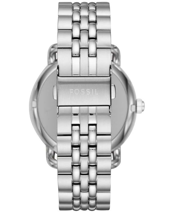 Bracelet En Silicone Noir Pour Fossil Q Wander Nate Crewmaster - Longueur Ajustable 12,2 + 8,4 Cm