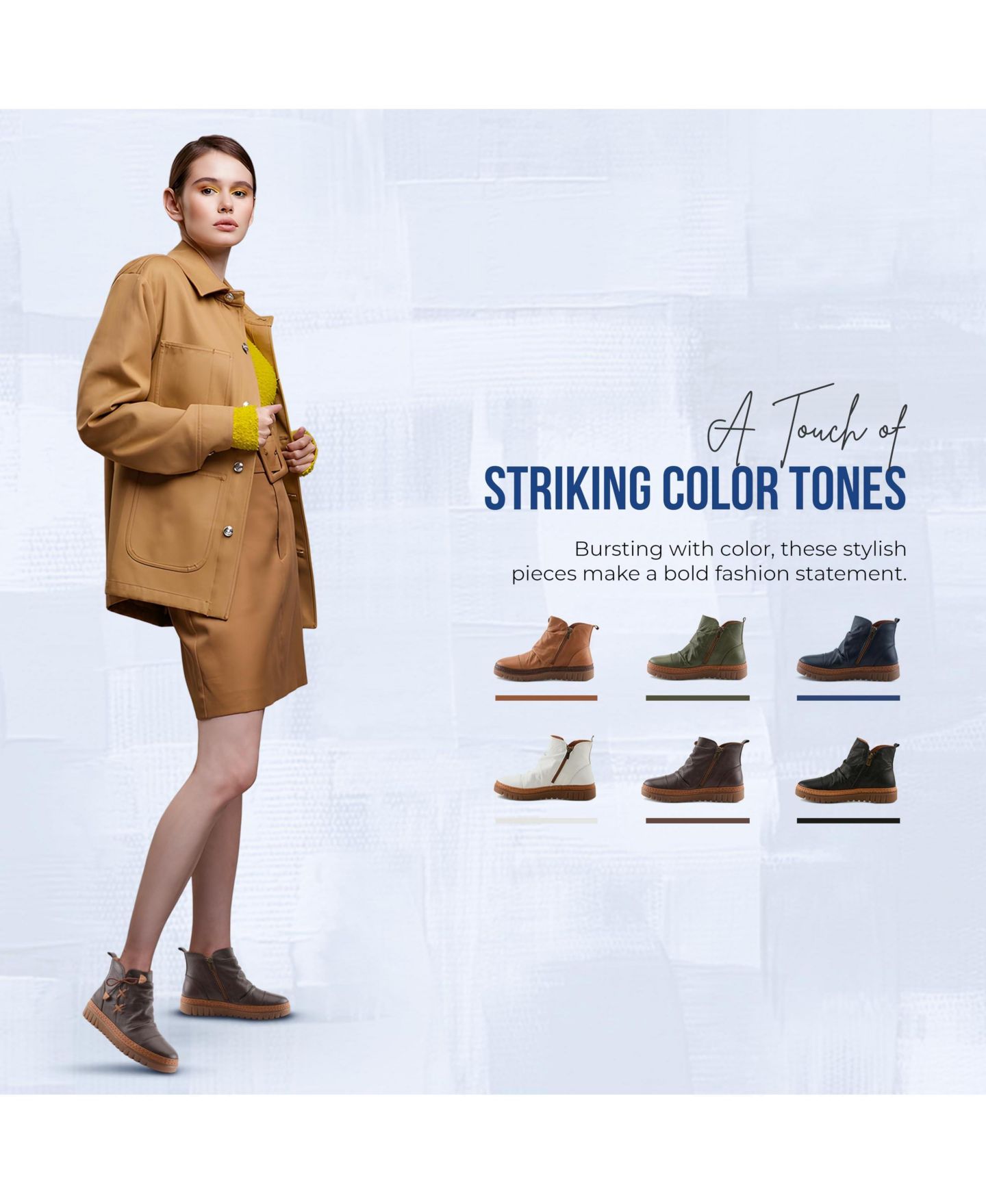 Женские ботинки Spring Step Vandis Booties with Side Zipper, цвет: Чёрный — фото 4