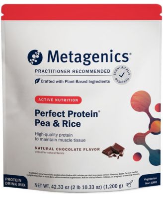 Perfect Protein Pea and Rice Powder with 20 Gram Protein and 3.5 Gram BCAAs Supports Muscle Growth and Recovery 30 Servings