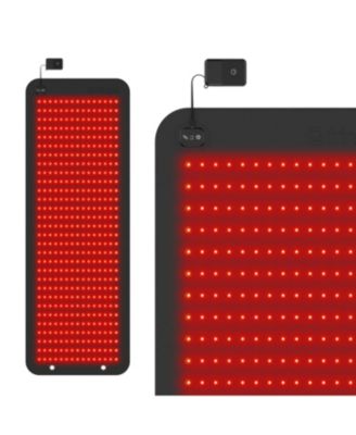 Full Body Red Light Therapy Mat, 660nm Red & 850nm Near Infrared LEDs, Wireless Pain Relief & Recovery Mat