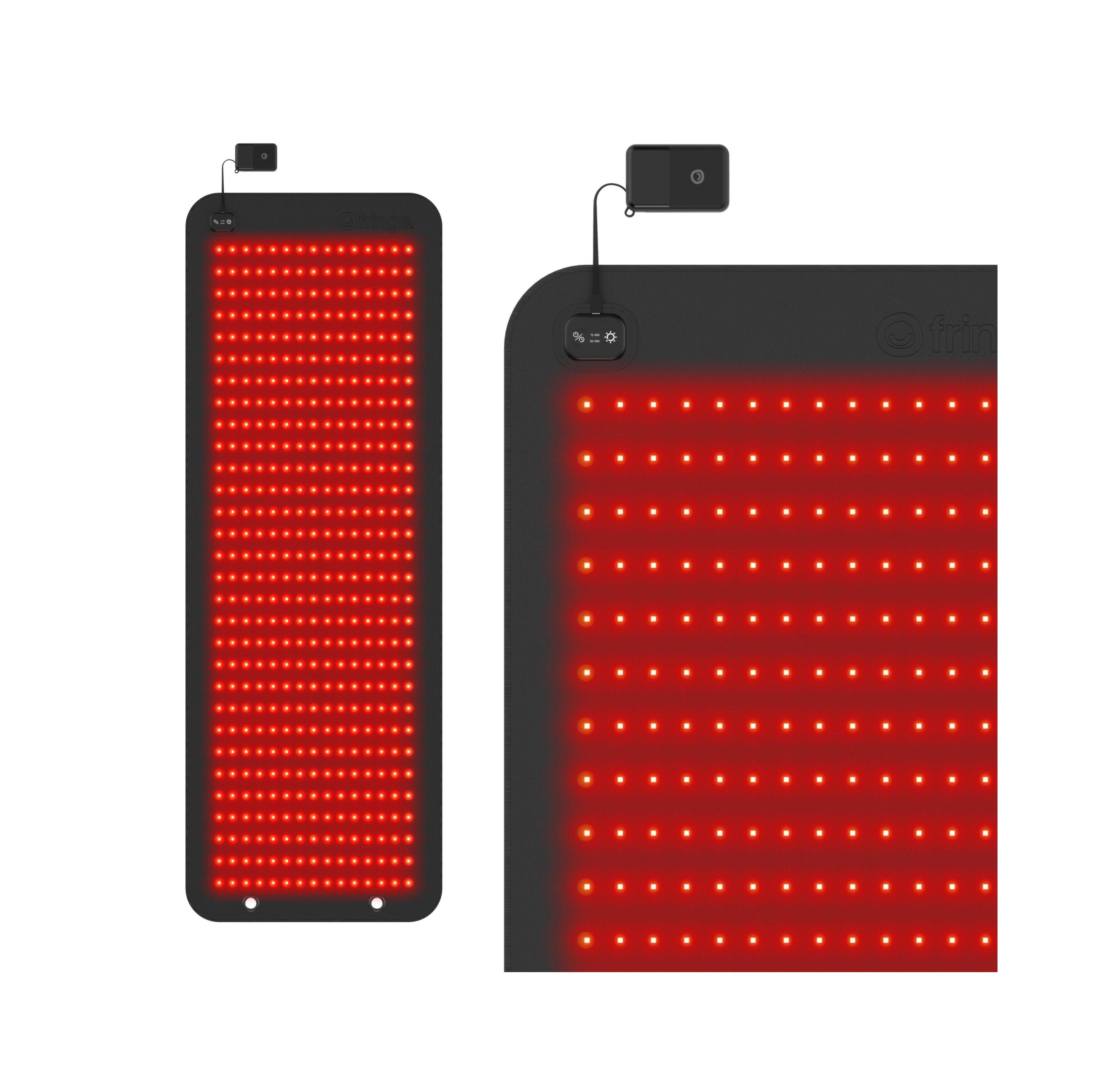 Fringe Full Body Red Light Therapy Mat, 660nm Red & 850nm Near Infrared LEDs, Wireless Pain Relief & Recovery Mat