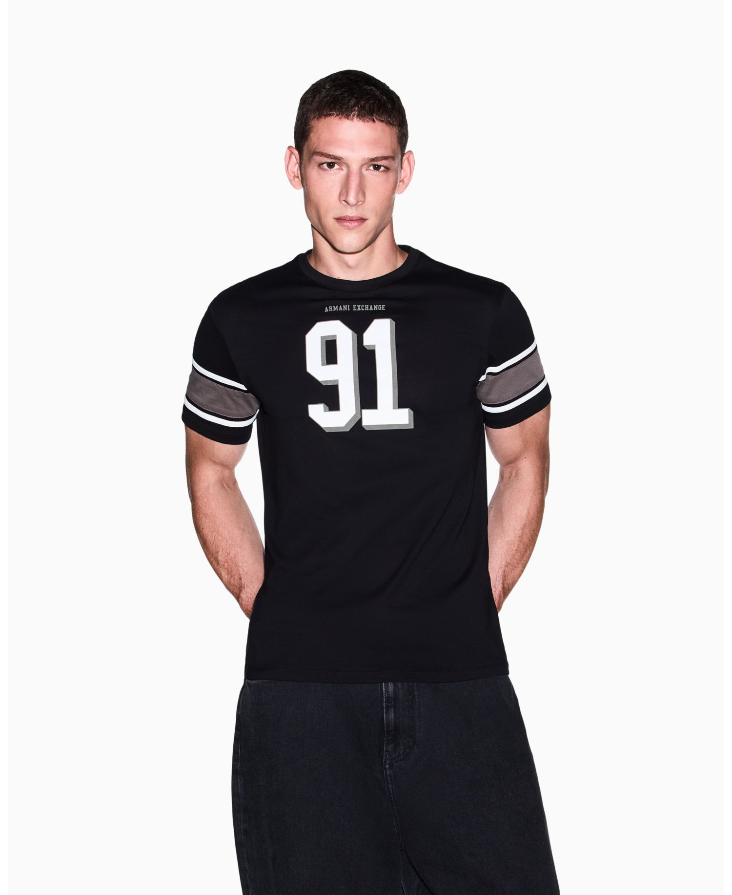 Men's Short Sleeve Arm Band 91 T-Shirt