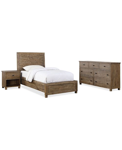 Furniture Canyon Platform Bedroom Furniture 3 Pc Bedroom Set