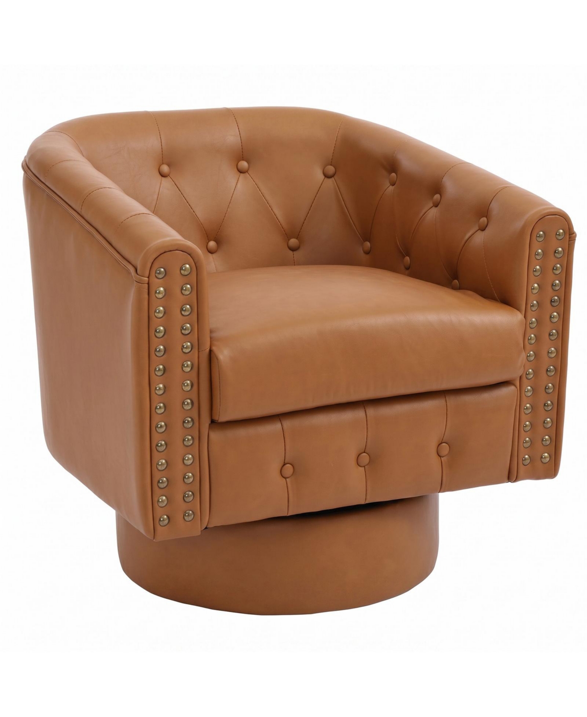 Swivel Barrel Accent Chair