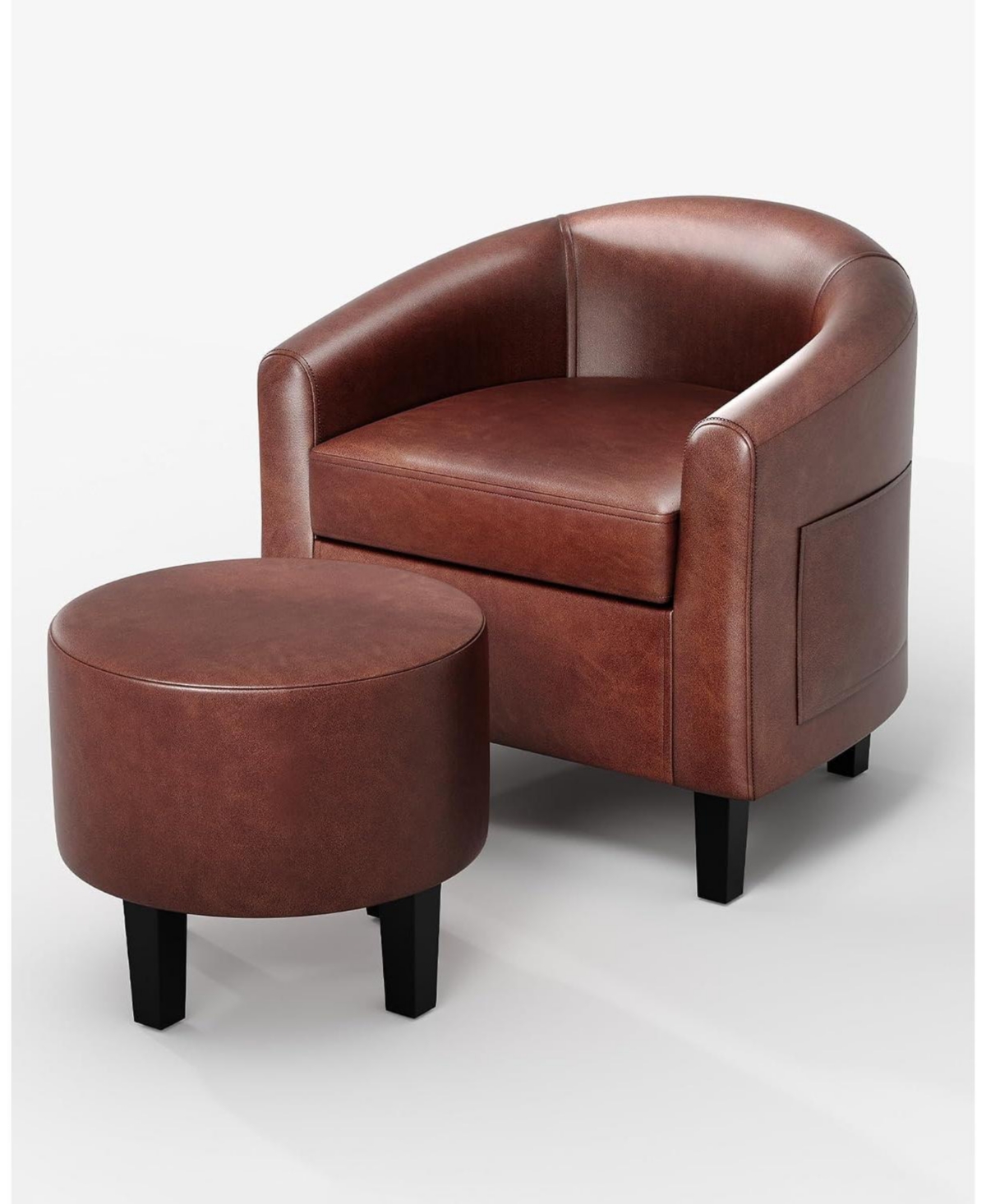 Chair and Ottoman Set