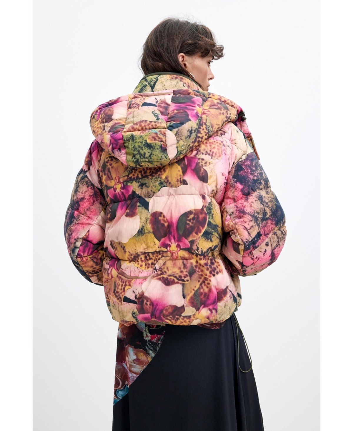 Desigual Women's Padded Coat Hood M. C. Lacroix