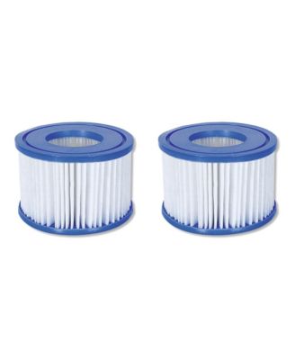 Coleman SaluSpa 90352E Pool Filter Pump Type VI Replacement Cartridge (2 Pack)