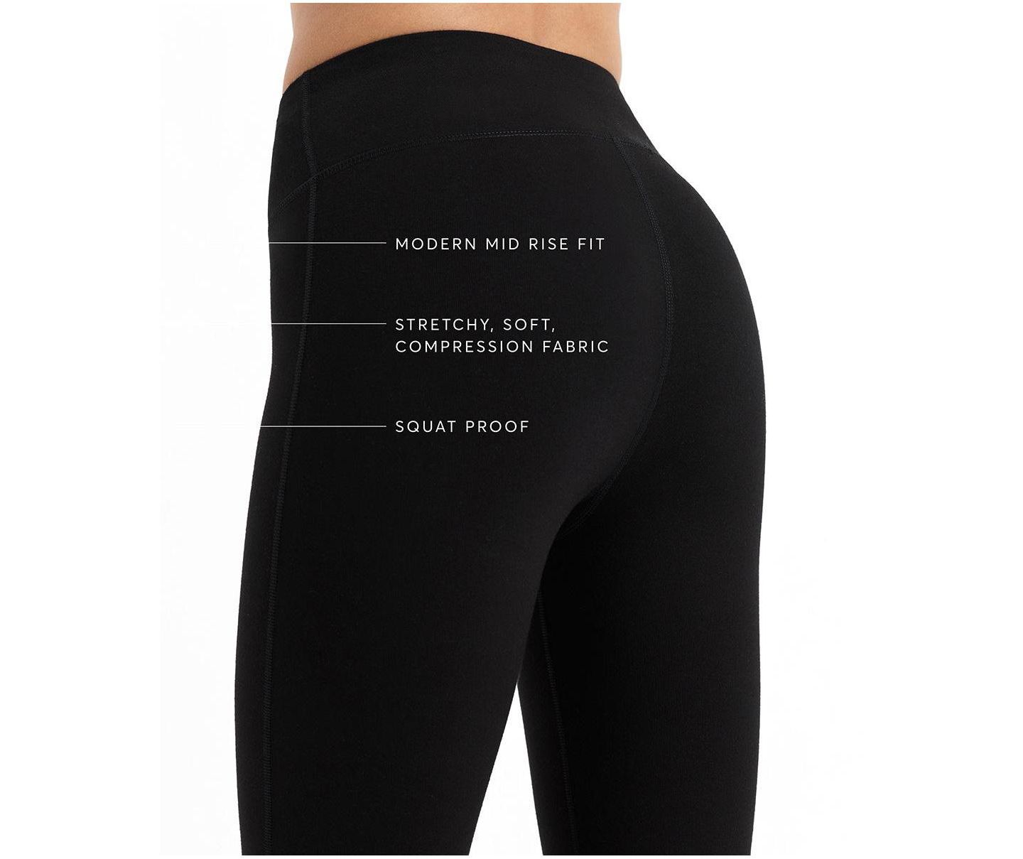 Женские леггинсы Pact On The Go-To Contour Compression Flare Bootcut, цвет: Чёрный — фото 3