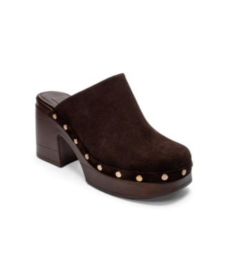 Forever and Always Shoes Women's Bellune Leather Block Heel Platform Sandal