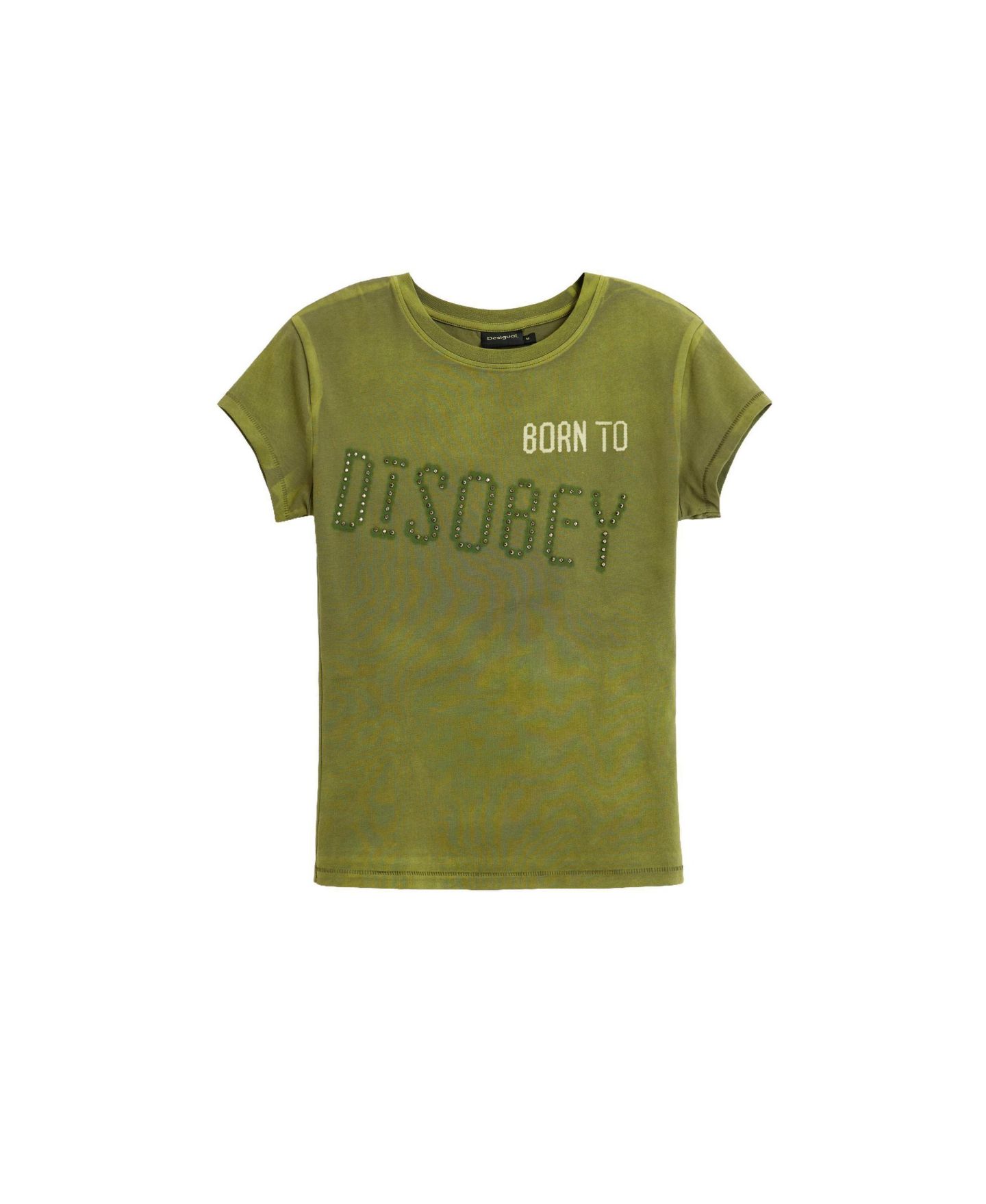Женская футболка Desigual Printed with studs — фото 6