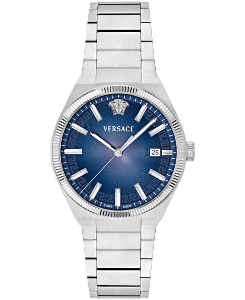 Мужские часы Versace V-Leo IP Yellow Gold Stainless Steel Bracelet Watch 39mm