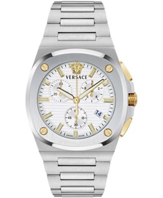 Men's Tolomeo Chrono Two-Tone Stainless Steel Bracelet Watch 40x49mm