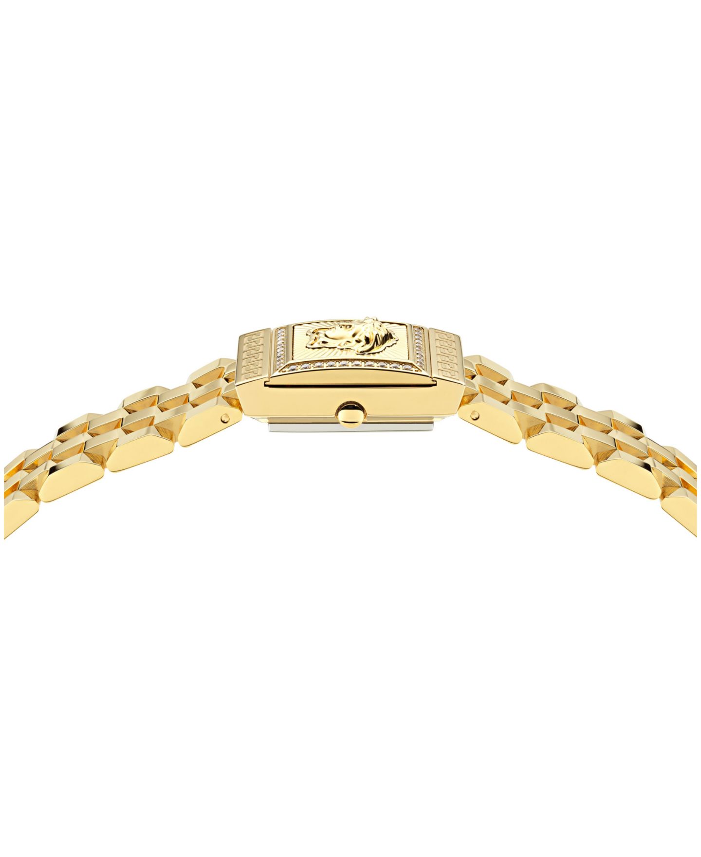 Женские часы Versace Reveal Precious IP Yellow Gold Stainless Steel Bracelet Watch 18x25mm — фото 2