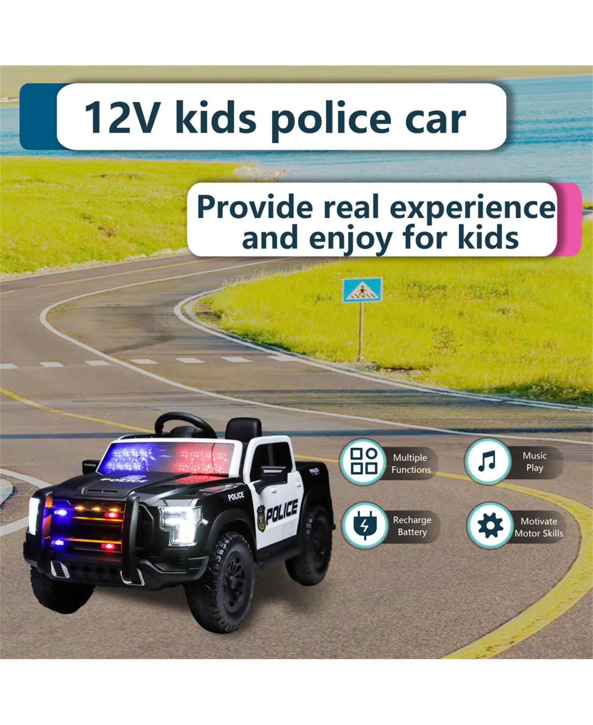 Yobtop Kids 12V Ride-On Car with Remote Control, 4-Wheel Shock Absorption & Music Player, 1 Rider, Ages 3+