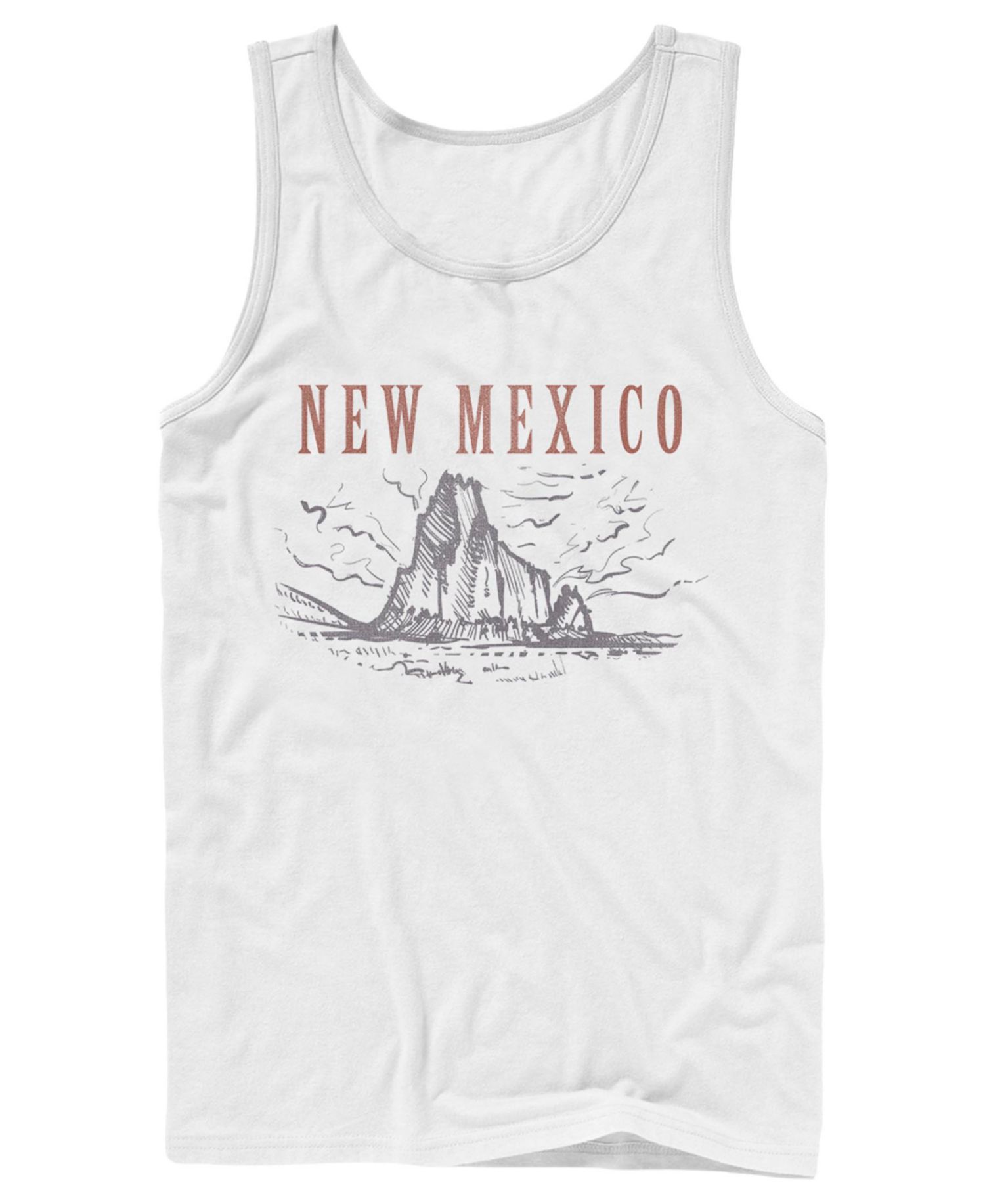 Men's New Mexico Desert Mesa Graphic Tank Top